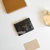 財布キルテッドレザーカードケースバッグ金メッキファッションレターカルフスキンレザーカードスロットコイン財布ミニクラッチバッグハンドバッグ