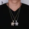 JOJO Mode Hip Hop Sieraden Iced Out Gengar Charms Ketting Bling Crystal Ghost Hanger Ketting