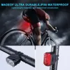 Novos faróis de bicicleta luzes traseiras à prova dwaterproof água mtb lâmpada alimentado por bateria aviso ciclismo luz da cauda led farol lâmpada traseira