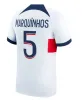 Darmowa wysyłka gracz 10 PSGES MBAPPE SOCCER JERSEY Hakimi Sergio Ramos M.asension 23/24 Maillot Football Shirt 2023 2024 Men Kit Kit Sets Minom Enfants Lee Kangin