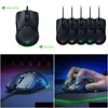 Fareler Razer Mini Gaming Fare G TRALIGHT SEAT TASARIM KROMA RGB Işık DPI Optail Sensörü J2205234507198 Bırakma Teslimat Bilgisayarları Ağı DHCZM