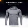 Herren Hoodies Sweatshirts Muscle Guy Fitness Hoodie Man Herbst Slim Fit Mantel Outdoor Training Sport HoodieHerren