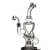 Smoke Water Pipes Recycler Skull Glass Bong hookahs Heady Dab Rigs Shisha Water Bongs Smoking Accessories with 14mm Bowl