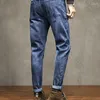 Men's Jeans Young Men Students Fashion Streetwear Design Homens Demin