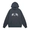 Designer Balencaigaity Hoodie Balanciaga Paris 2023 New B Family Classic Letter Graffiti. Toothbrush Embroidered Clothes Made of Old Worn Hooded Sweater