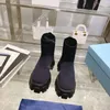 Monolith boots Designer Boots Monolith knitted short Ankle Women Boot Rois Martin Shoe Classic Platform Boot Cowboy Shoes