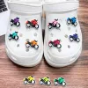 Vendi 1 pezzo di ciondoli per scarpe da moto cool Accessori in PVC Decorazione di scarpe fai da te per Croces JIBZ regalo per feste per bambini