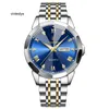 Quartz Watches for Men Watch Men's Quartz Student Business Glow Fine Steel Swiss Gentleman