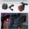 New New Bicycle Smart Brake Tail Light MTB Road Bike Auto Brake Sensing Light SB Rechargeable IPX6 Waterproof LED Warning Rear Lamp