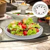 Conjuntos de louça de cerâmica placas decorativas sobremesa delicada padrão floral aperitivo doméstico