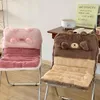 CushionDecorative Pillow Kawaii Onepiece Plush Cushion For Chair Office Sits back Back Butt Mat fylld midja Support Pad Korean Home Decor 231123