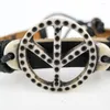 Strand Men's Leather Bracelet Limitation Yak Bone Material Art Vintage Bracelets For Man # GZ508