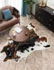 Tapis Peau de vache tapis peau de vache tapis pour salon chambre impression Polyester fausse fourrure tapis peau d'animal artificiel décor à la maisonCarpets6702574
