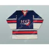 Aangepaste SERVIË-MONTENEGRO HOCKEY JERSEY NIEUW Top gestikt S-M-L-XL-XXL-3XL-4XL-5XL-6XL