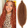 Printemps Afro Twist cheveux Marley cheveux pré-peluchés printemps torsion cheveux torsadés crépus torsion cubaine Crochet cheveux pour les femmes noires