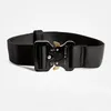 أحزمة Men's Canvas Belt Luxury Black Buckle Outdoor Hunting Multi Function Marine Corps for Nylon