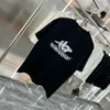 Men's Plus Tees & Polos letter knitted sweater in autumn / winter 2024 knitting machine e Custom detail crew neck cotton e3t6