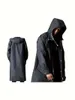 Manteau imperméable à capuche imperméable et Durable à manches longues pour hommes, imperméable ample et décontracté pour la randonnée et l'escalade