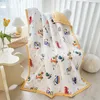 Dekens Kinderzomerquilt Quilts Baby Lunchpauze Deken Cool Cartoon Schattig Dun Dekbed Enkele Cooli 231123