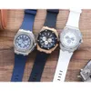 Wysokiej jakości najlepsza marka AP luksusowe męskie zegarek 03YD Sapphire gumowy pasek na rękę na rękę