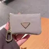 Designer chaveiro bolsa das mulheres dos homens mini carteiras chaveiros zip bolso bolsa amante titular do cartão chaveiro acessórios de moda luxo m4yd