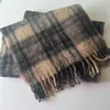 New Tot Mohair Sciarpa scozzese da donna Inverno addensato Pecora Cammello Coperta di lana Sciarpa scozzese di lana Scialle 231015