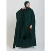 Roupas étnicas Ramadan Eid Uma Peça Jilbab Oração Vestido Muçulmano Mulheres Com Capuz Abaya Dubai Headcover Hijab Khimar Robe Niqab Islam Modest