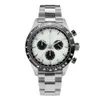 Factory Price Wholesale Custom Ronda 5040 Moon Chronograph Hand Winding 316L Stainless Steel Quartz Watch Man For Sale