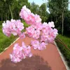 Dekorative Blumen Koko Flower 100cm Silk Cherry Blossoms Artificial Wedding DIY Arch Background Decoration Zubehör Home Garden Decor