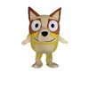 Halloween festa evento bingo cão mascote traje adulto personagem dos desenhos animados roupa atraente terno plano aniversário gift235i