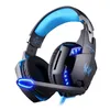 Gaming Headset Casque Deep Bass Stereo Game Headphone with Microphone LED Light for PS4 Laptop PC Gamer