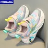 First Walkers Fashion Children Shoes Girls Sneakers School Sports Summer Mesh Breathable For Kids Tennis Casual Shoes 231123