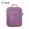 Valigette Cute Cartoon Maniche per laptop Carring Case 11 13 pollici Borse per computer in peluche Donna Uomo Borsa per il trasporto Pouch Organizer