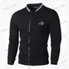 Men's Hoodies Sweatshirts Men's Casual Plaid Cardigan Zip Sweatshirt Stand Collar Jacket Slim Fit Long Sleeve Coat Fashion Embroidery Brand Male Clothes T231123