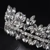 Bijoux de cheveux de mariage argent strass couronne de mariée diamants à la main accessoires de cheveux de mariage fête mariée or tête bijoux pour femmes bandeau diadème 231121