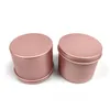 0,5 oz 1 oz 2 oz vorstroze aluminium blikken pot hervulbare containers 15 ml 30 ml 60 ml aluminium schroefdeksel ronde blikken containerfles voor cosmetica, lippenbalsem, crème