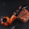 Smoking Pipes Men's tobacco pipe, resin rubber pipe, filter pipe