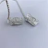 Chains Clip Necklace Plated 925 Silver Chain Napkin Bib Dinner