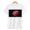 Herren T-Shirts Rose T-Shirts Übergroßes süßes Damen T-Shirt für Kleidung Massenmuster T-Shirts Plus Size Vintage Summer Drop