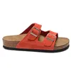 Sandals Slides Men Women Slippers Nubuck Leather Suede Clogs Mocha Beach Shoes Outdoor Slider Shoes Platform Sandal