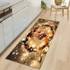 Carpets Kitchen Mat Entrance Doormat Home Bedroom Floor Hallway Bath Anti-Slip Foot Rug Living Room Decor Carpet 3D Christmas Customized