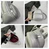 Schultaschen Y2K Silber Rucksäcke Vintage Packtasche Kleine PU Leder Für Frauen Schultern Tasche Rucksack Qualität Rucksack Mochila Schultasche