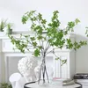 Декоративные цветы подвесной часы моделирование зеленые растения бонсай мебель из красного дерева