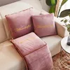 Blankets Super Soft Travel Cushion Blanket Throw Pillow 2 In 1 Thick Crystal Fleece Office Chair Nap Quilt DualuseHome Sofa Decor 231123