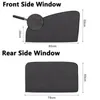 Car Sunshade Magnetic Side Window Front Passenger Sun Shade Visor Anti-UV Covers Attraction Invisible1