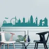 Wall Stickers London City Silhouet England Decor Living Room Slaapkamer Office Huis Art Decal Mural LL2429