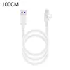 6.0 Ultra tjocka telefonkablar 5A Super Fast Charging Cable Type C USB Snabbladdning Datakabel Micro V8