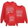 Family Matching Outfits 2024 Christmas Family Matching Outfits Mother Kids Xmas Deer Sweatshirt Autumn Winter Clothes Father Mom Boy Girl Hoodies Look 231123