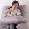 Maternity Pillows Cotton Maternity Pillow Detachable and Washable U-shaped Pillow Lumbar Pregnant Women Side Sleepers Bedding Pillows Drop 231123