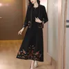 Roupas étnicas 2023 Bordado de flor nacional Bordado curto Mulheres chinesas Cardigã Cardigã Tang Tang Suit Hanfu Jaqueta